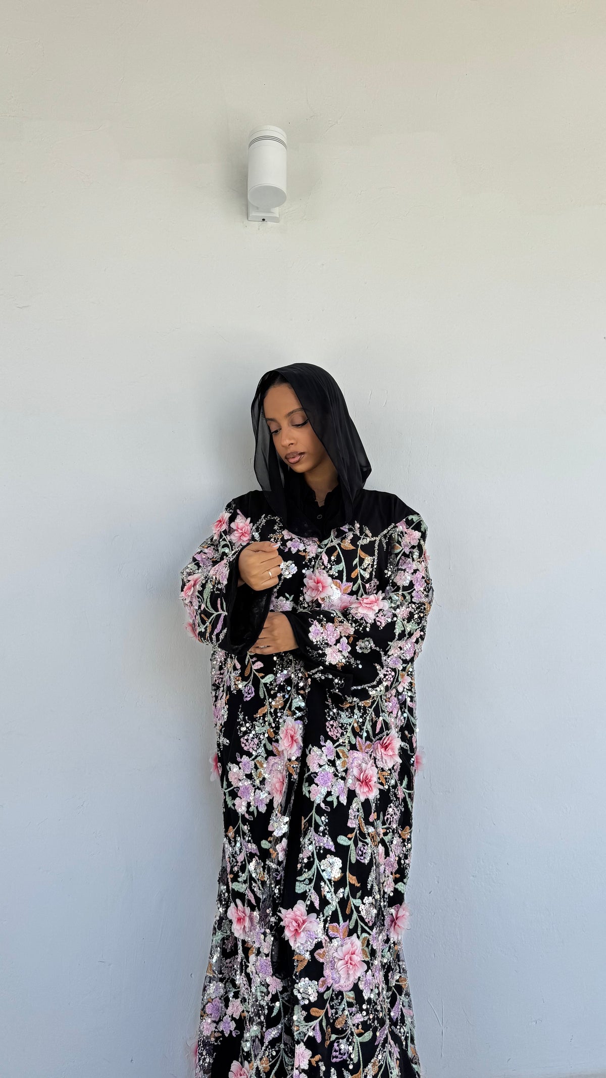 Noir Rose Abaya