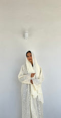 Ivory Muse Abaya